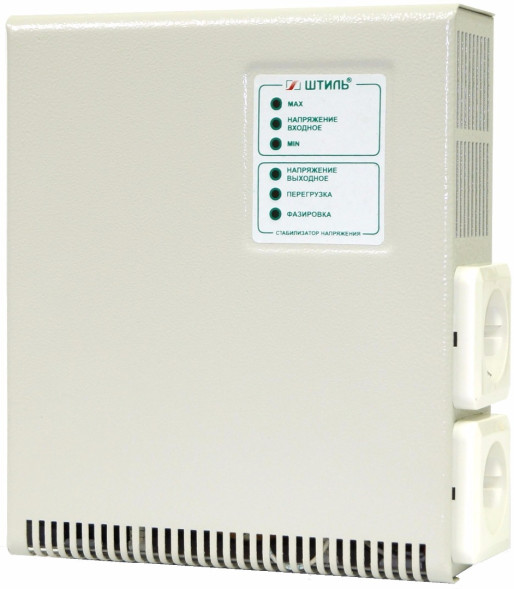 Однофазный стабилизатор напряжения Штиль R600T (600 Вт, 220В / 230В) для дома, систем отопления